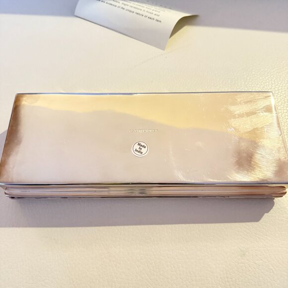 NEW RALPH LAUREN CHERRINGTON SILVERPLATE OBLONG THIN BOX - Picture 9 of 12